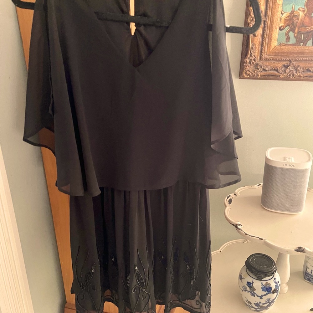 NWT Beautiful Black BKE Boutique Dress - Small